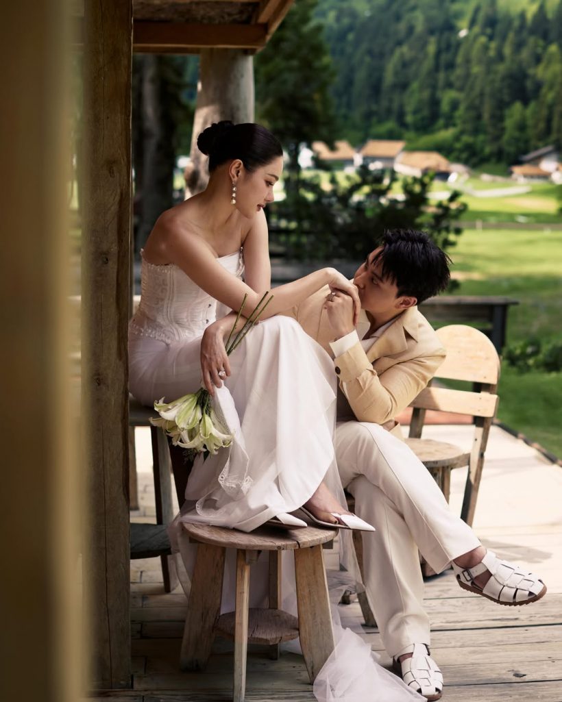 เซอร์ไพรส์ ดาราสาวดัง ควงไฮโซหนุ่มเข้าพิธีวิวาห์สุดชื่นมื่น