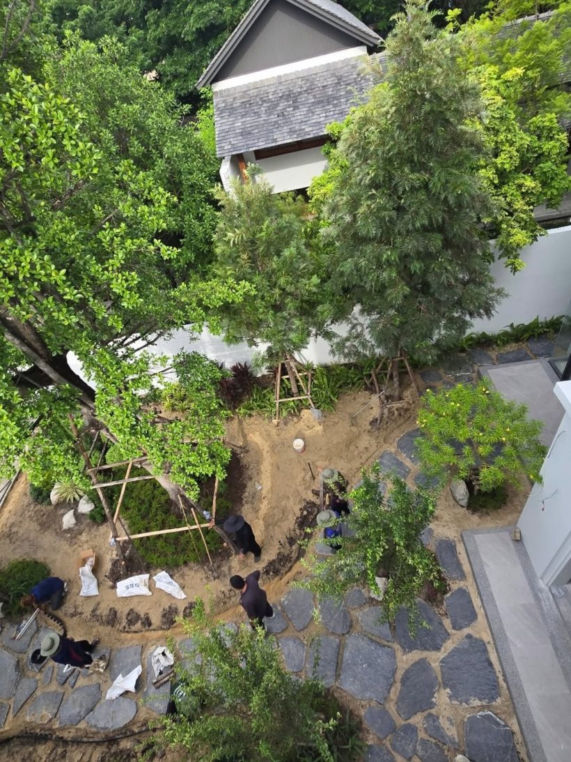 ส่องบ้านใหม่ เต๋า สมชาย ใหญ่ตระการตา ร่มรื่นน่าอยู่มาก