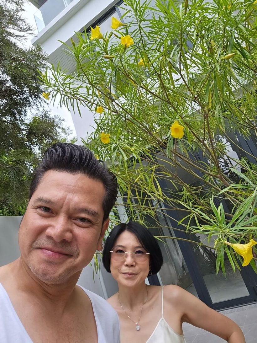 ส่องบ้านใหม่ เต๋า สมชาย ใหญ่ตระการตา ร่มรื่นน่าอยู่มาก