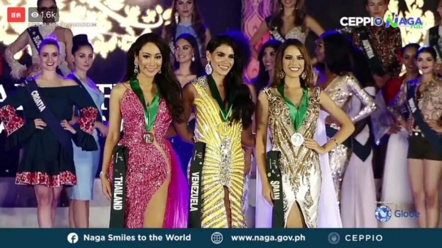 ลูกจะมงค่ะ! นํ้าเพชร ฏีญาภาร์ หายเหนือย คว้า 2รางวัล บนเวทีMiss Earth 2019