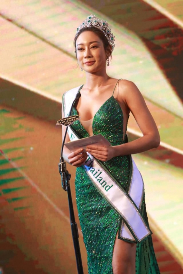 ลูกจะมงค่ะ! นํ้าเพชร ฏีญาภาร์ หายเหนือย คว้า 2รางวัล บนเวทีMiss Earth 2019