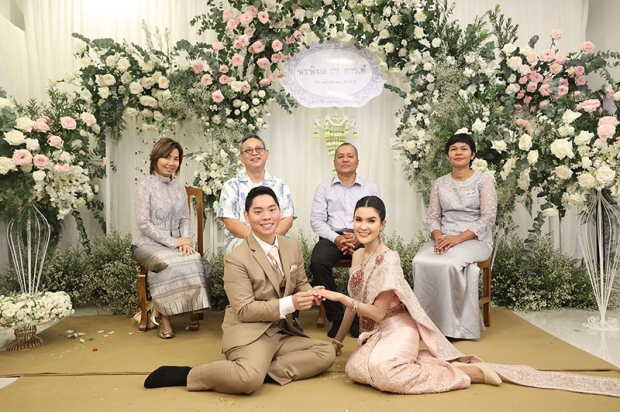 ประมวลภาพงานแต่ง เปา เปาวลี -  เอิร์ธ กานต์ วิวาห์หวานชื่นมื่น เรียบง่ายสุดอบอุ่น 