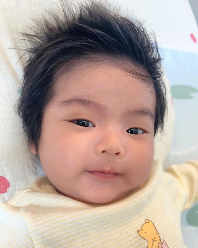 หลงเลยอ่ะ! น้องพีร์เจ ลูกชายพุฒ-จุ๋ยกินเก่งจ้ำม่ำแก้มน่าฟัดที่สุด