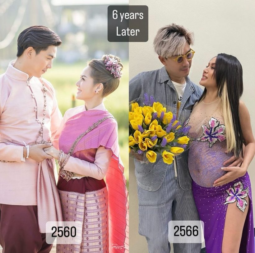 คู่รักดาราดังแฮปปี้แต่งงาน6ปี นับถอยหลังคลอดลูกสืบสกุลพระราชทาน