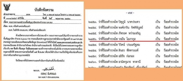 กลายเป็นตำรวจแล้ว ลูกแอ๊ดคาราบาว อดีตผู้ต้องหาข่มขืน-แบล็คเมล์