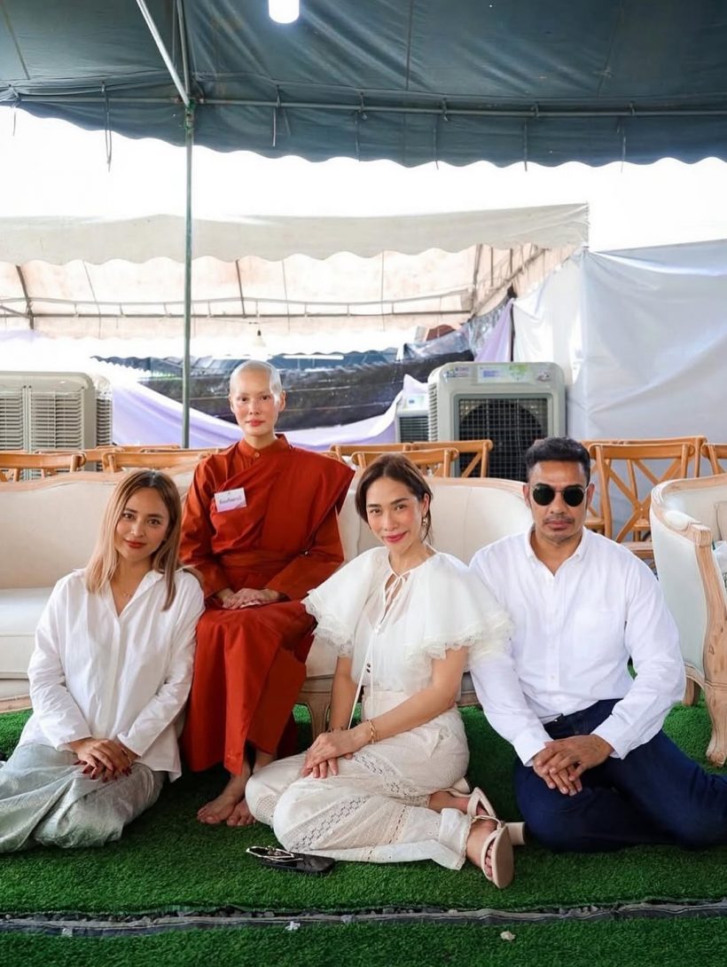 มองทั้งงาน! ซุปตาร์คนนี้ สวยมาก มาร่วมงานบวชสามเณรีเจนี่ด้วย