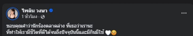 นักร้องสาวดัง เผยชีวิตดี๊ดี มีกินมีใช้ หลังถูกด่าตลาดล่าง
