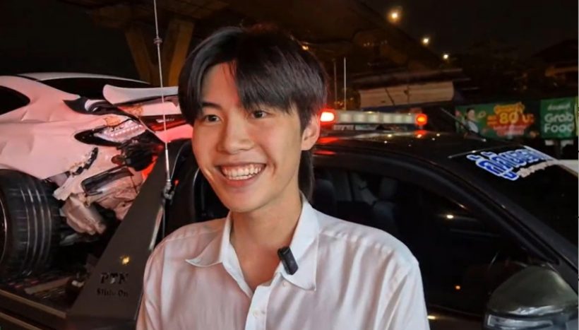 ใจหาย! นาทีพระเอกซีรีส์ดัง ประสบอุบัติเหตุ ยืนยันไม่ได้ดื่ม