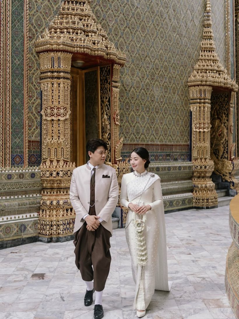 ลูกน้ำ พี่สาวนนกุล งามสง่าในชุดไทย พร้อมออกเรือนเป็นฝั่งฝา