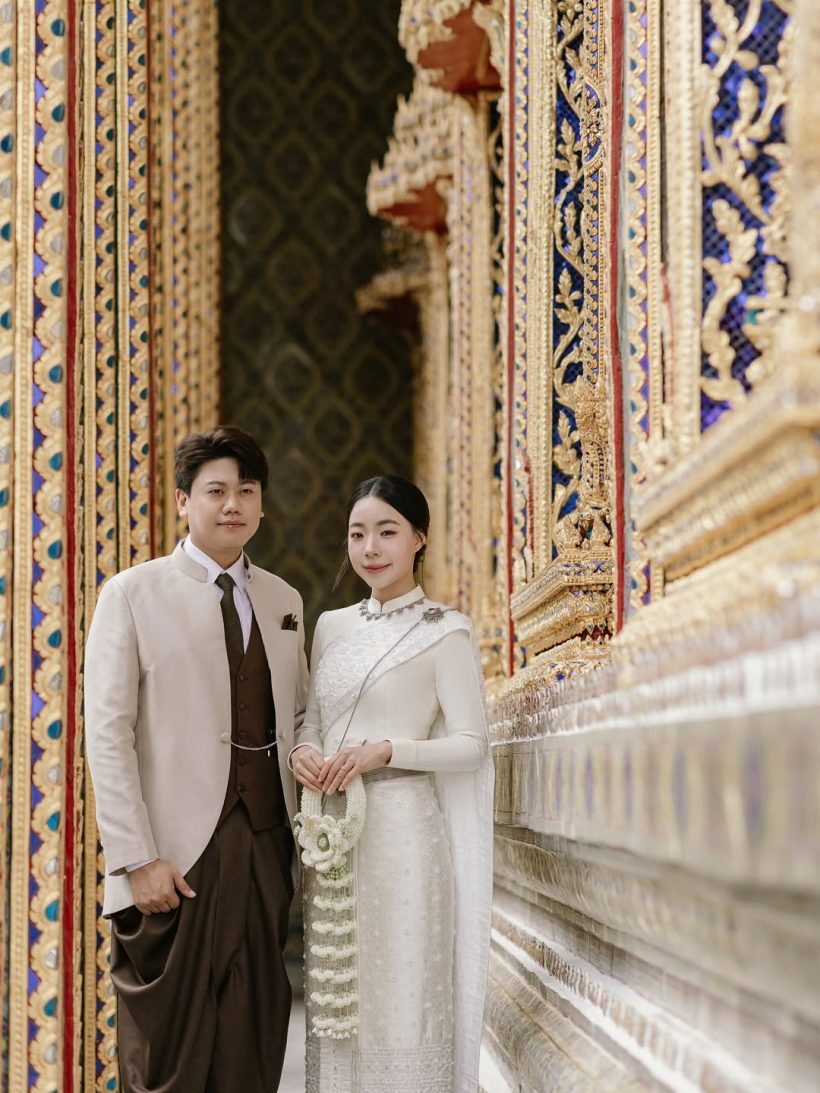 ลูกน้ำ พี่สาวนนกุล งามสง่าในชุดไทย พร้อมออกเรือนเป็นฝั่งฝา
