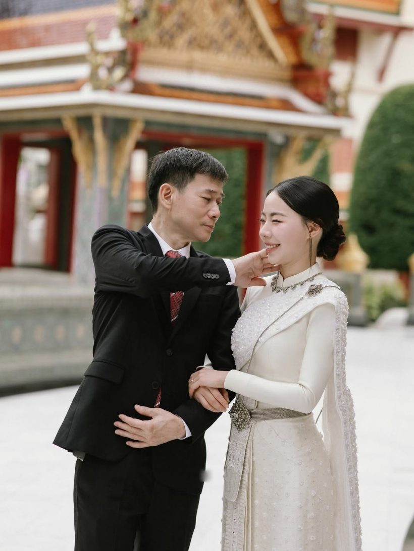ลูกน้ำ พี่สาวนนกุล งามสง่าในชุดไทย พร้อมออกเรือนเป็นฝั่งฝา