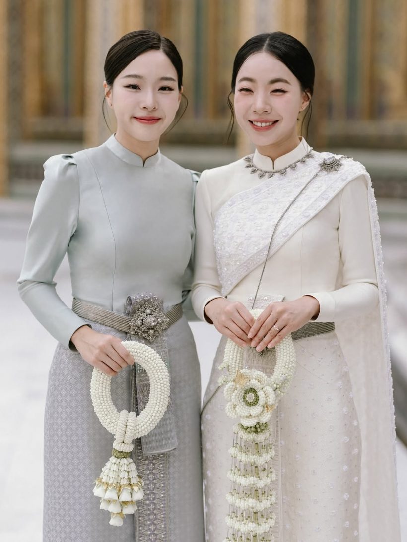 ลูกน้ำ พี่สาวนนกุล งามสง่าในชุดไทย พร้อมออกเรือนเป็นฝั่งฝา