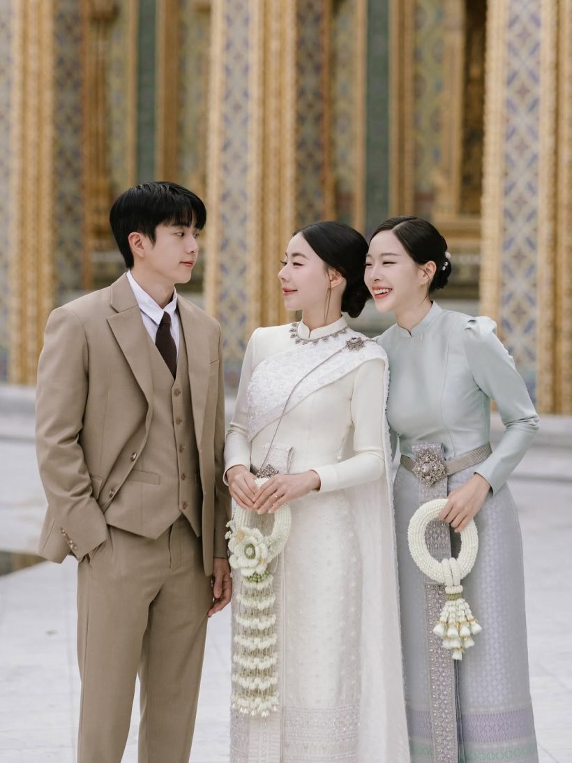 ลูกน้ำ พี่สาวนนกุล งามสง่าในชุดไทย พร้อมออกเรือนเป็นฝั่งฝา