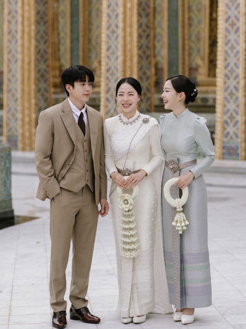 ลูกน้ำ พี่สาวนนกุล งามสง่าในชุดไทย พร้อมออกเรือนเป็นฝั่งฝา