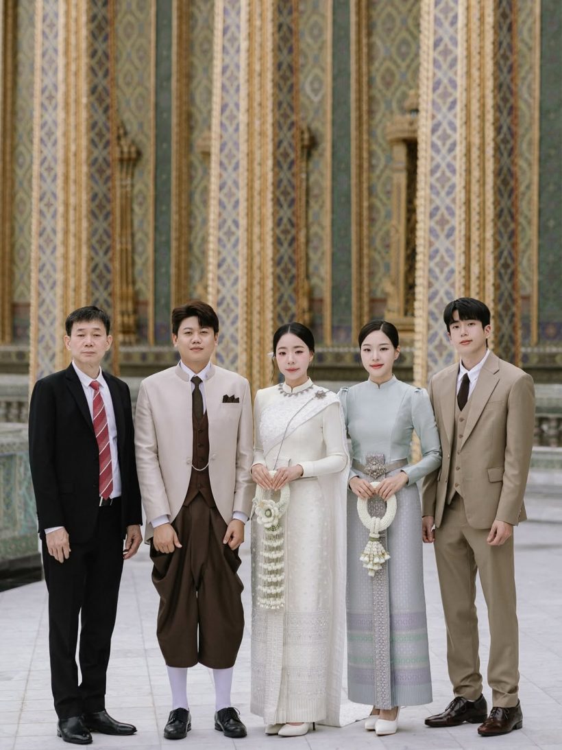 ลูกน้ำ พี่สาวนนกุล งามสง่าในชุดไทย พร้อมออกเรือนเป็นฝั่งฝา