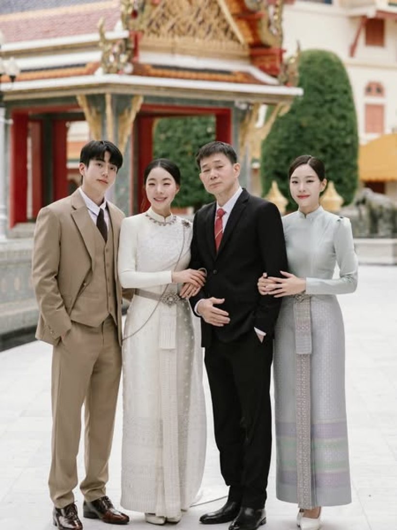 ลูกน้ำ พี่สาวนนกุล งามสง่าในชุดไทย พร้อมออกเรือนเป็นฝั่งฝา
