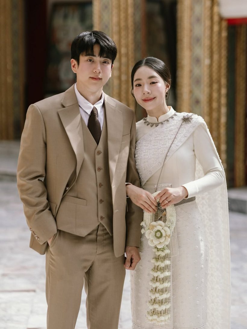 ลูกน้ำ พี่สาวนนกุล งามสง่าในชุดไทย พร้อมออกเรือนเป็นฝั่งฝา