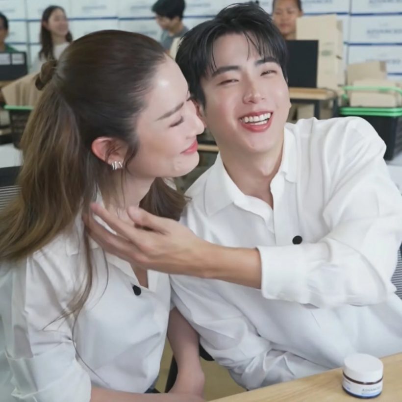นนกุล ยัน! คลิปหอมแก้มแอฟ ไม่ได้เตี๊ยม ยอมรับเขิน!