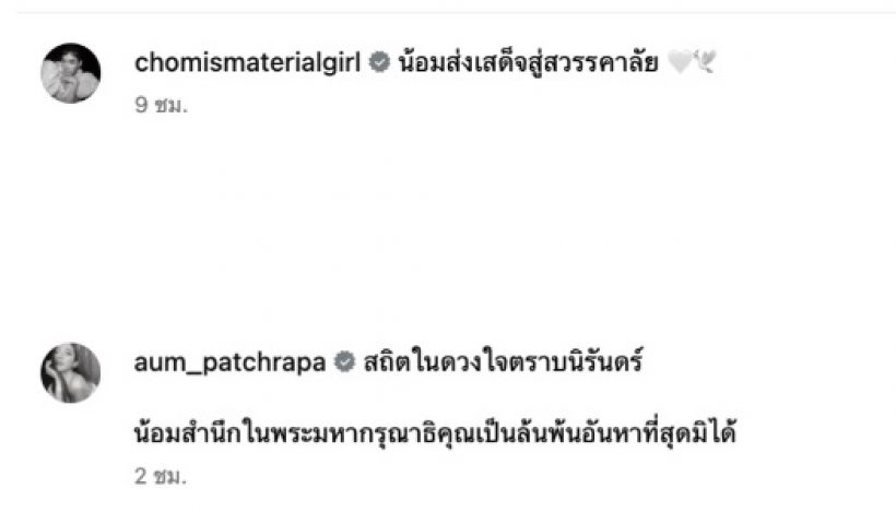 เหล่าคนบันเทิง พร้อมใจถวายความอาลัย สมเด็จพระพันปีหลวง
