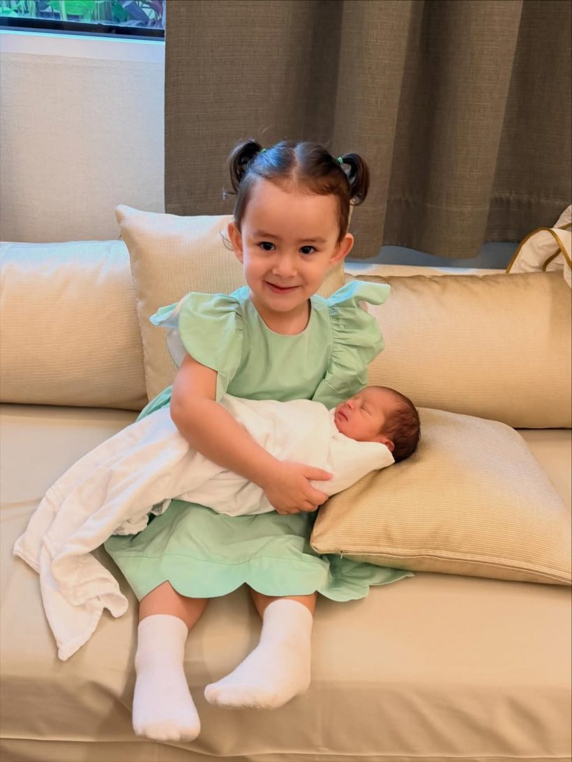 ไอซ์ อภิษฎา เผยสาเหตุรอยช้ำ ที่คอน้องโนอา หลังคลอด