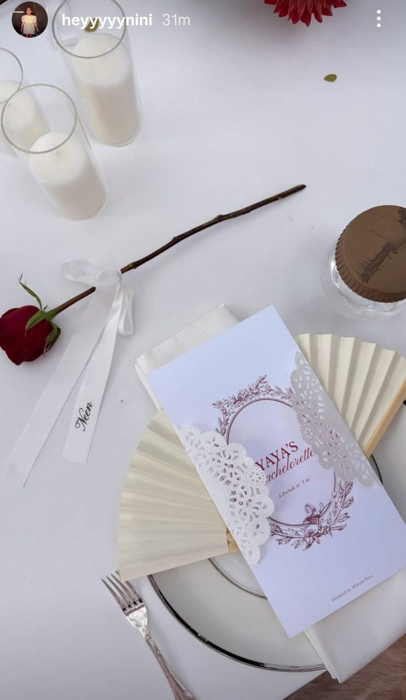 ญาญ่า รวมตัวแก๊งเพื่อนจัดปาร์ตี้สละโสด สวยอย่างกับตุ๊กตา