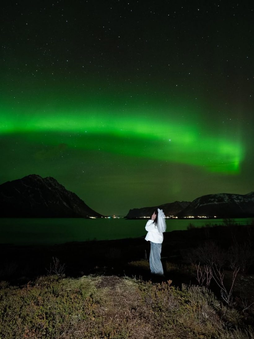 สิ้นสุดการรอคอย พระเอกขอนางเอกแต่งงาน กลางแสงเหนือ