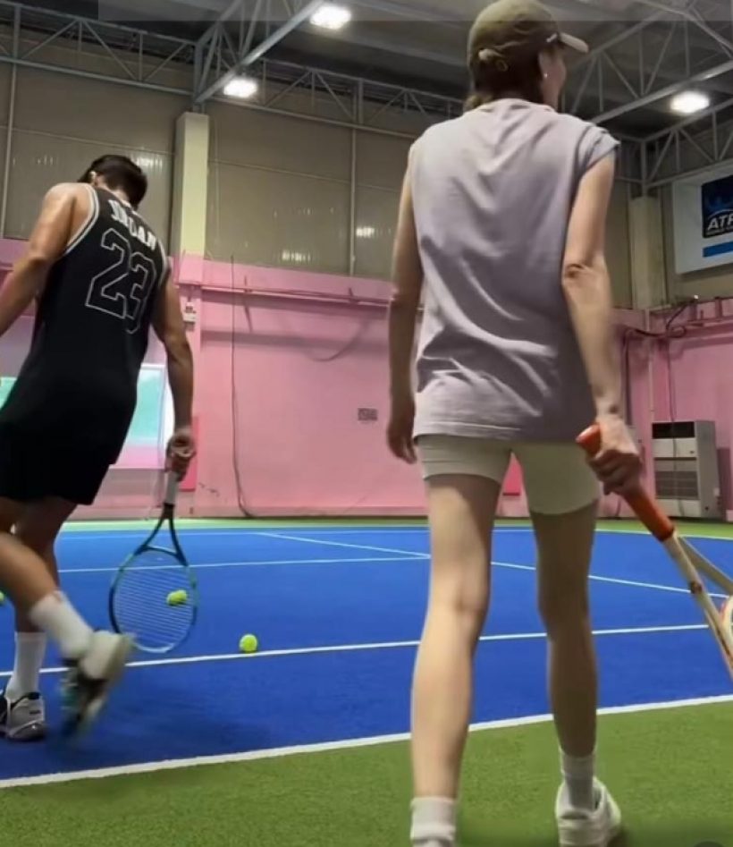 หายคิดถึง!เจนี่มิกกี้เล่นเทนนิสกับน้องโนล่า โมเมนต์นี้สุดอบอุ่น