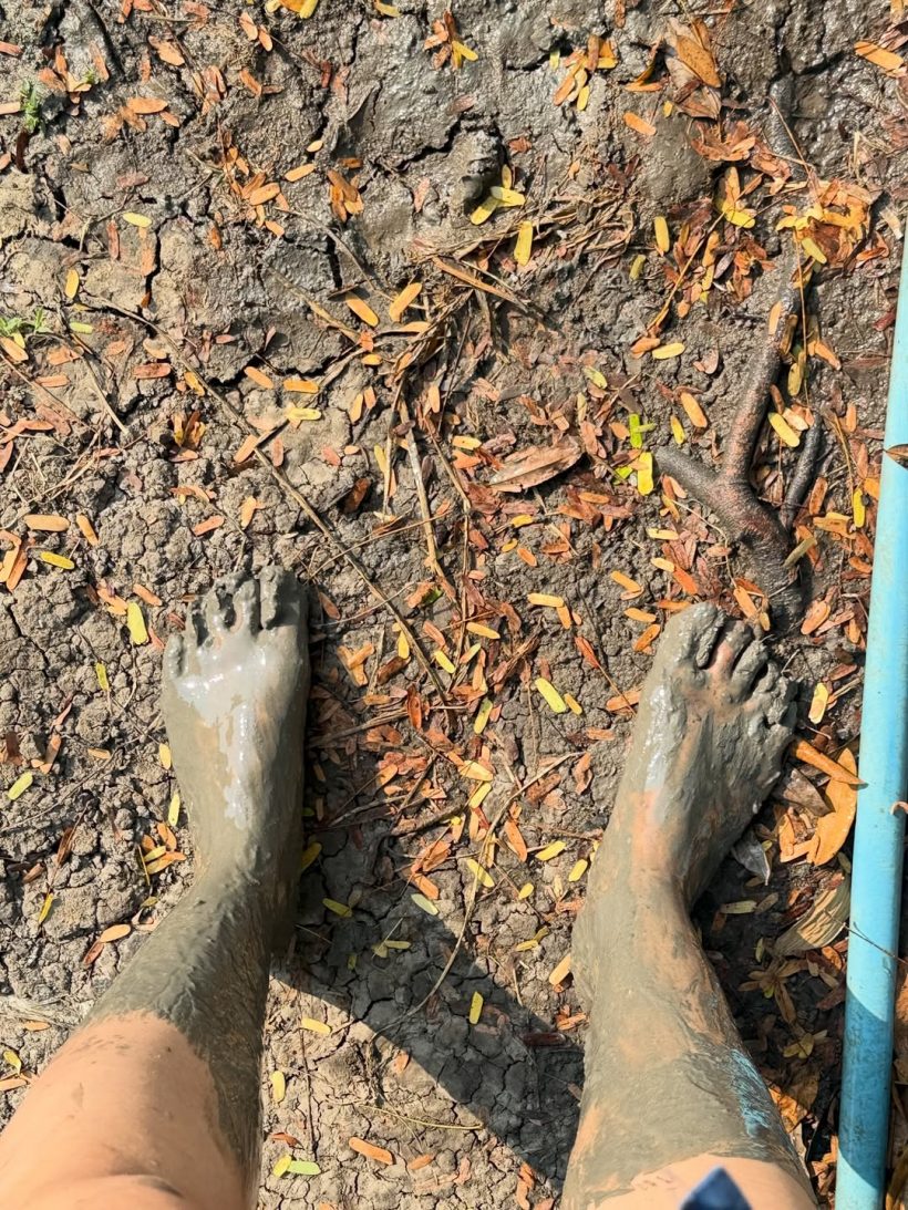 ดาราสาวดัง ทิ้งลุคสวยหรู ใช้ชีวิตติดดินที่ต่างจังหวัด