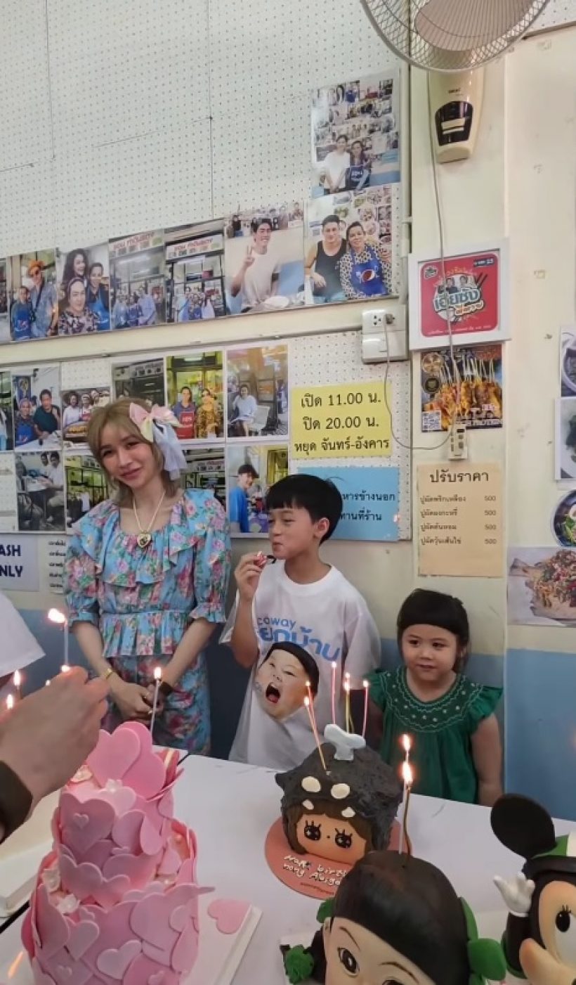 ส่องบรรยากาศวันเกิด น้องเกล จัดพิธีทำบุญใหญ่สมฐานะ