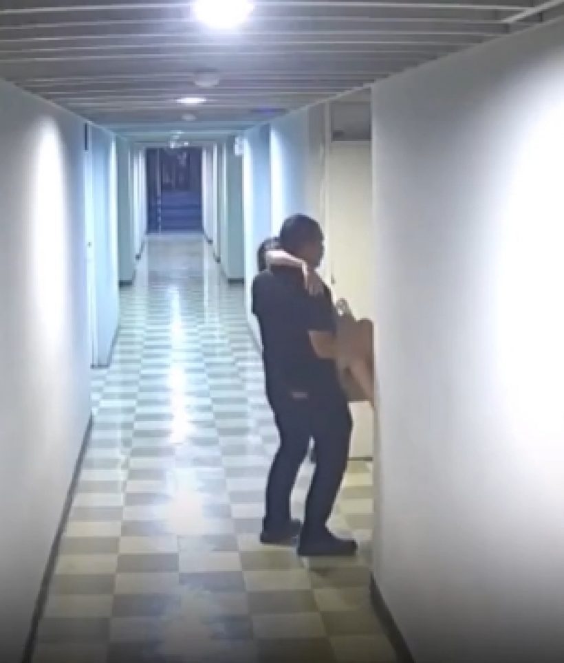 เปิดวงจรปิดวินาที อดีตกู้ภัยประกบ คริสติน ถึงห้อง!