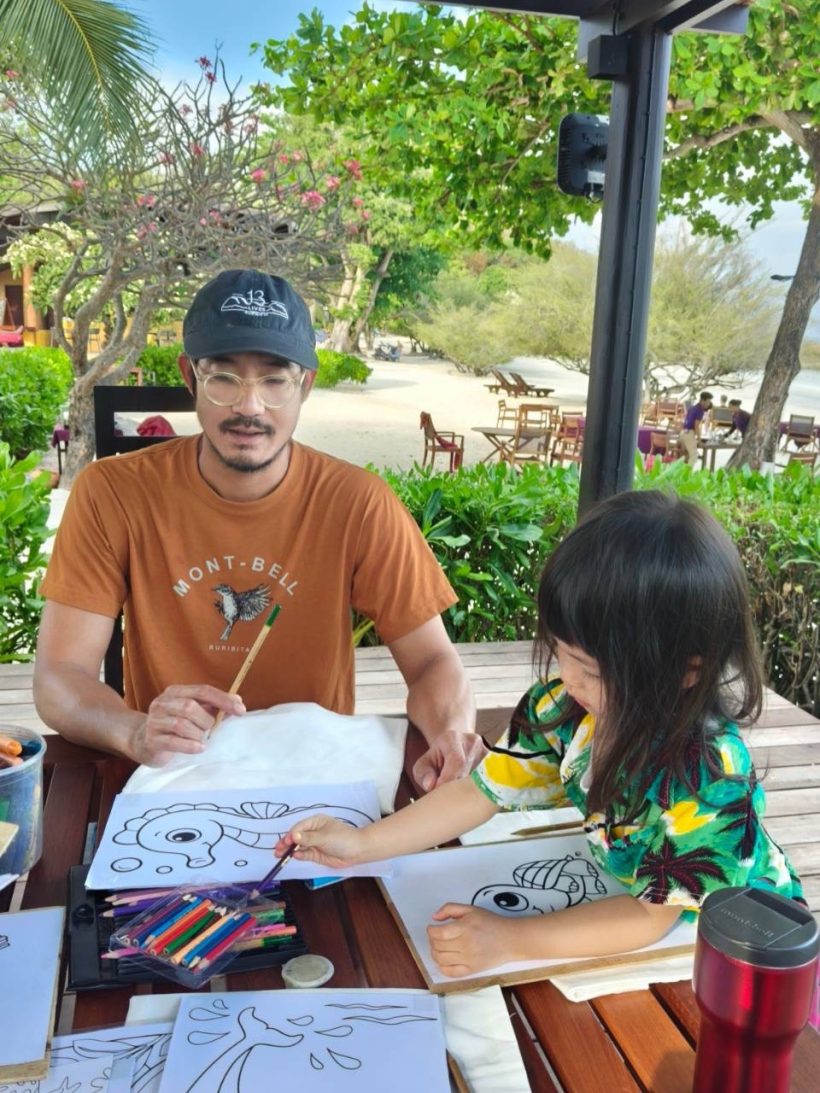 วิริน เมคอัพเสกความสวยให้ ปะป๊าเวียร์ น่าเอ็นดูมาก