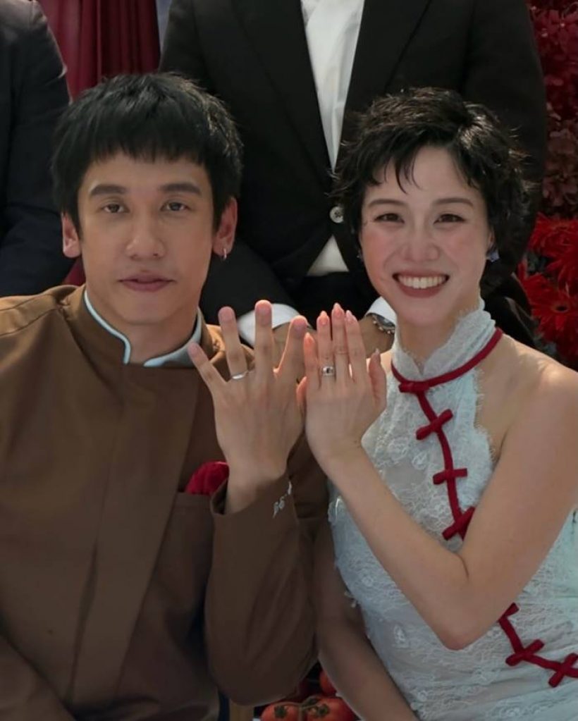 ไวรัลเลย! โอมCocktail สวน คริสหอวัง ปมซองกั้นประตูงานแต่ง