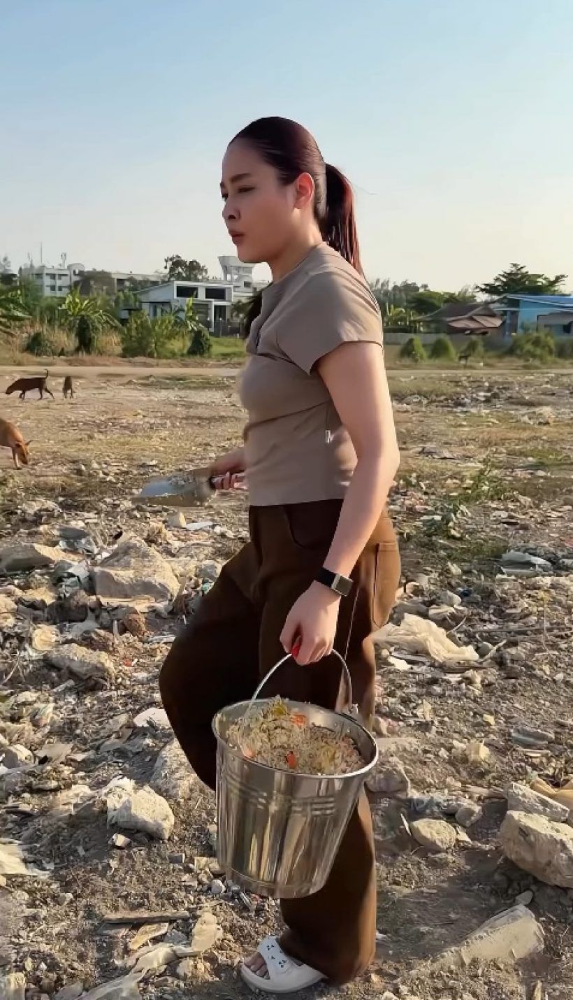 นี่แหละ พระเอกนางเอกตัวจริง ทำอาหารให้หมาจร 500 ชีวิต