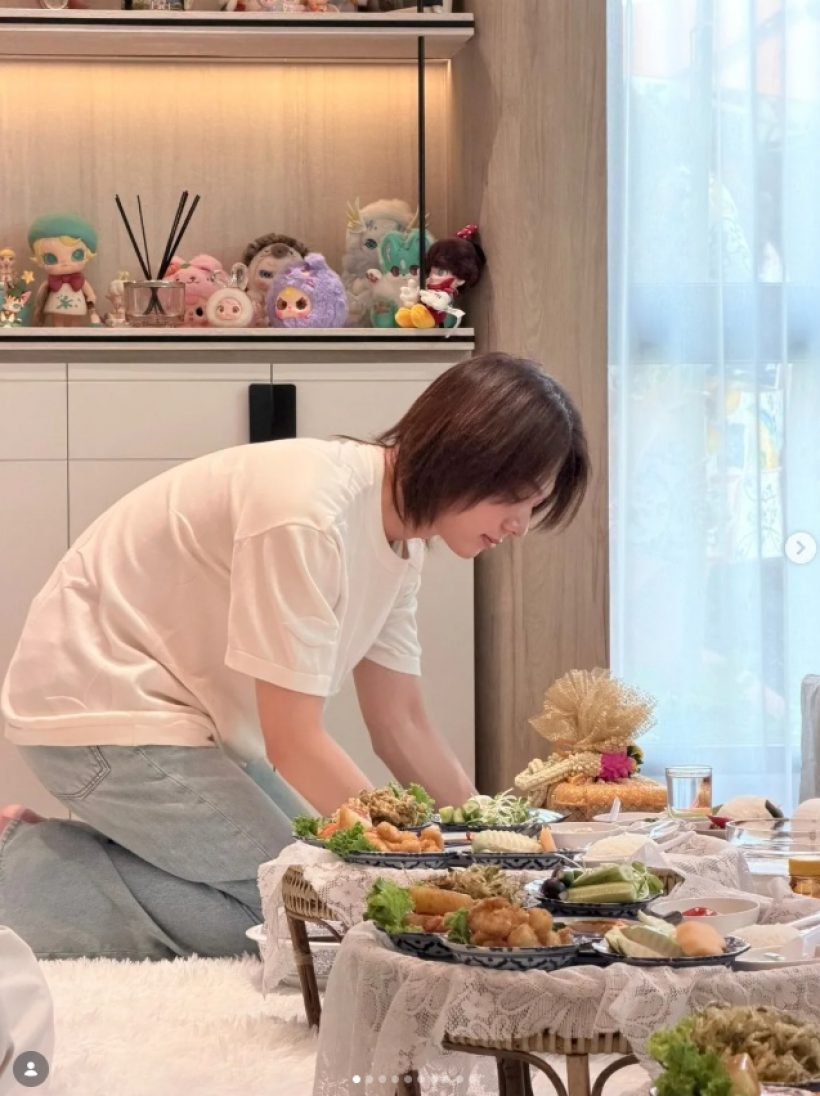 ฤกษ์ดีวิสาขบูชา นุนิว ทำบุญขึ้นบ้านใหม่ อึ้งราคาตาแตก