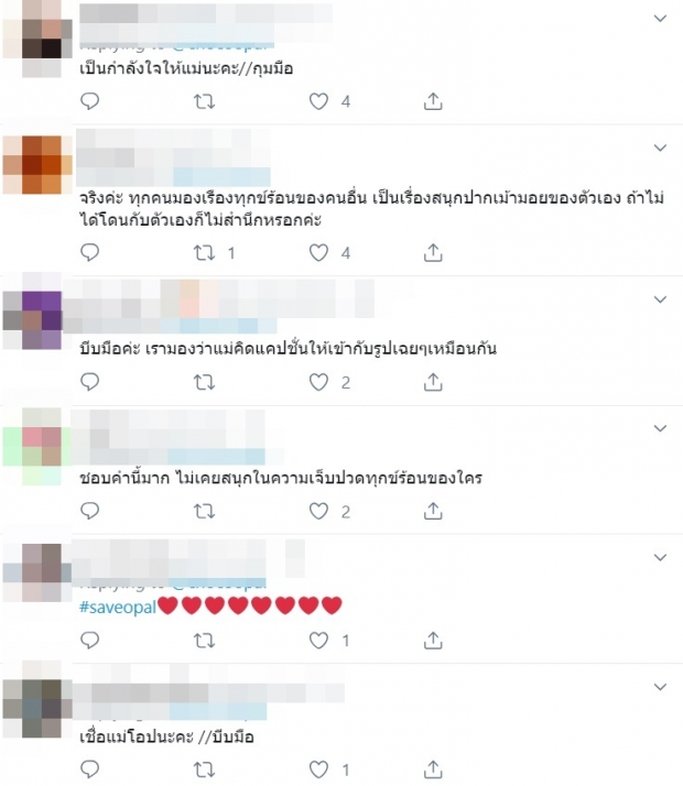 โอปอล์ ไม่ขำ หลังถูกชาวเน็ตโยงประเด็น พีช - เเพทริเซีย