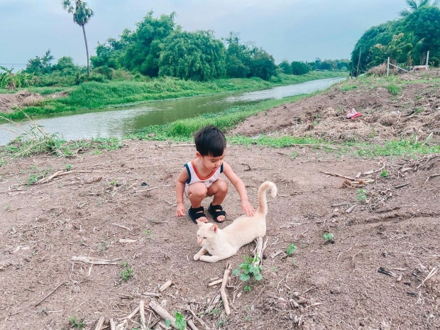 หนูเล็ก ควักเงินซื้อที่ดินกลางทุ่งนา น้องดิน ติดใจจนไม่อยากกลับ