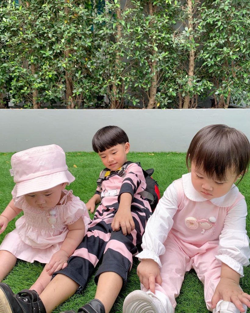 เชิญชมความน่ารัก เทคออฟ-รันเวย์-เบิร์ธเดย์ ลูกๆทั้ง3ของกุญแจซอล