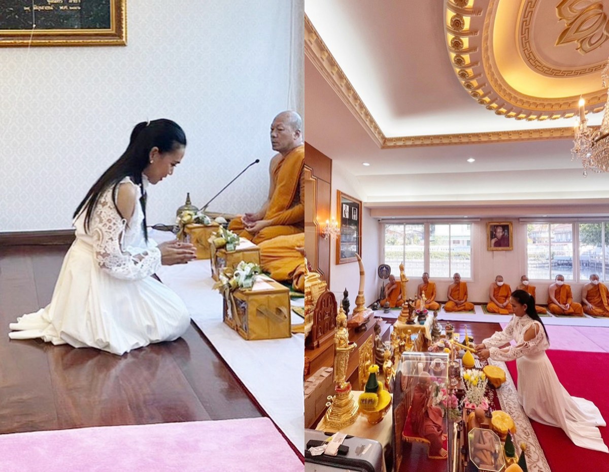 กาละแมร์ ถวายเป็นพระกุศล แด่พระองค์ภา ทรงหายจากอาการประชวร