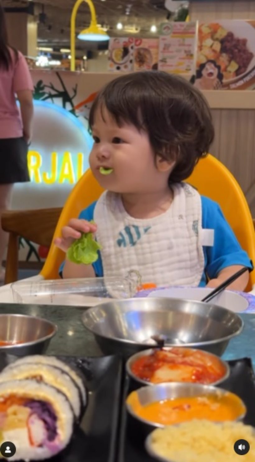 พี่ๆแฟนคลับชื่นชม น้องไซอัลบลู กินสิ่งนี้...เก่งแต่เด็กเลย