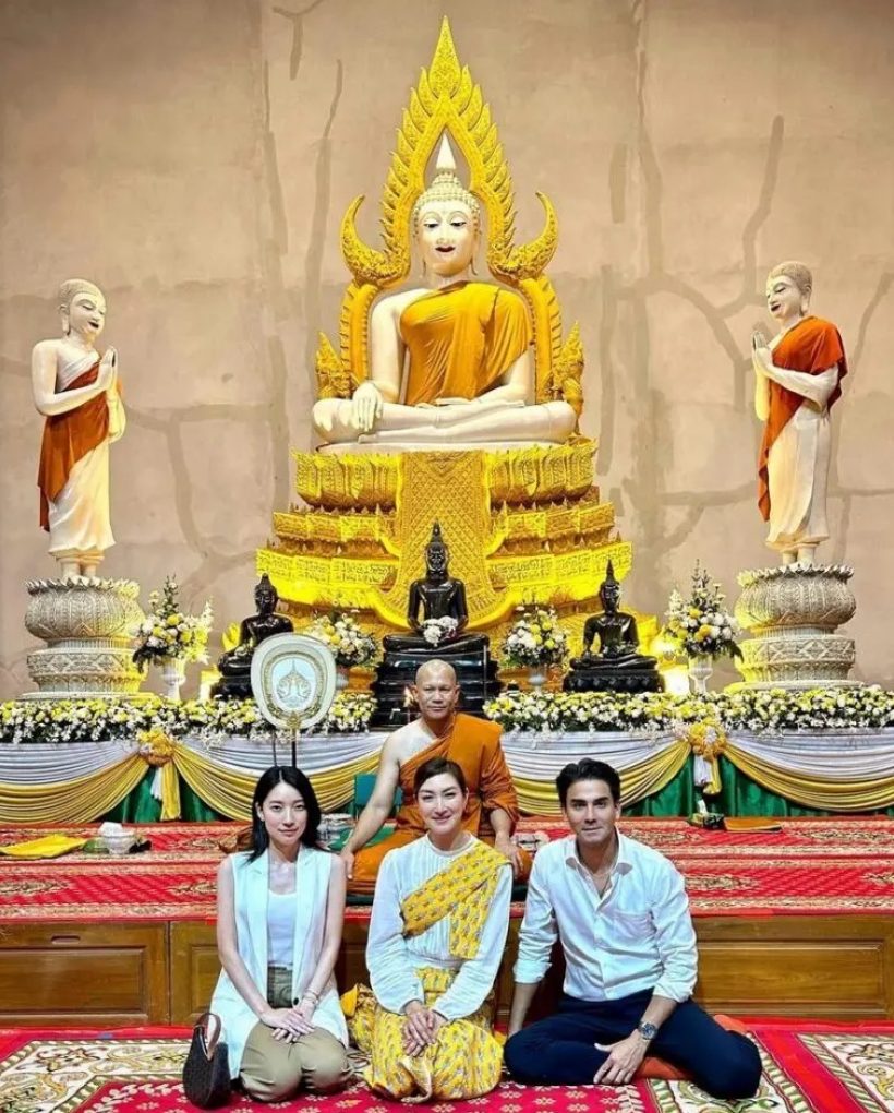  นางเอกดังอนุโมทนาบุญ สามีบวชเรียบง่ายถวายเป็นพระราชกุศลร.9