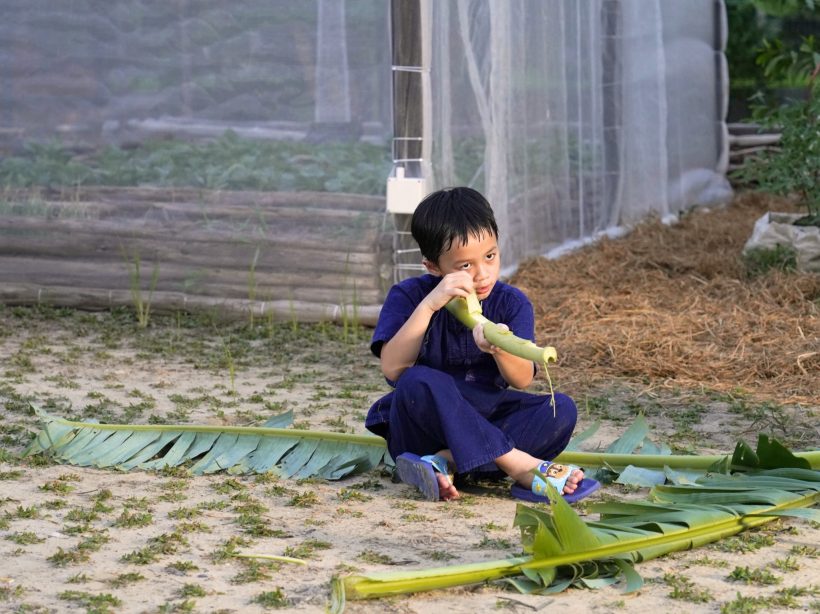 ยายหนิงสอนหลานชายดีมาก น้องสายฟ้าพายุ เล่นของเล่นบ้านๆไม่ติดหรู