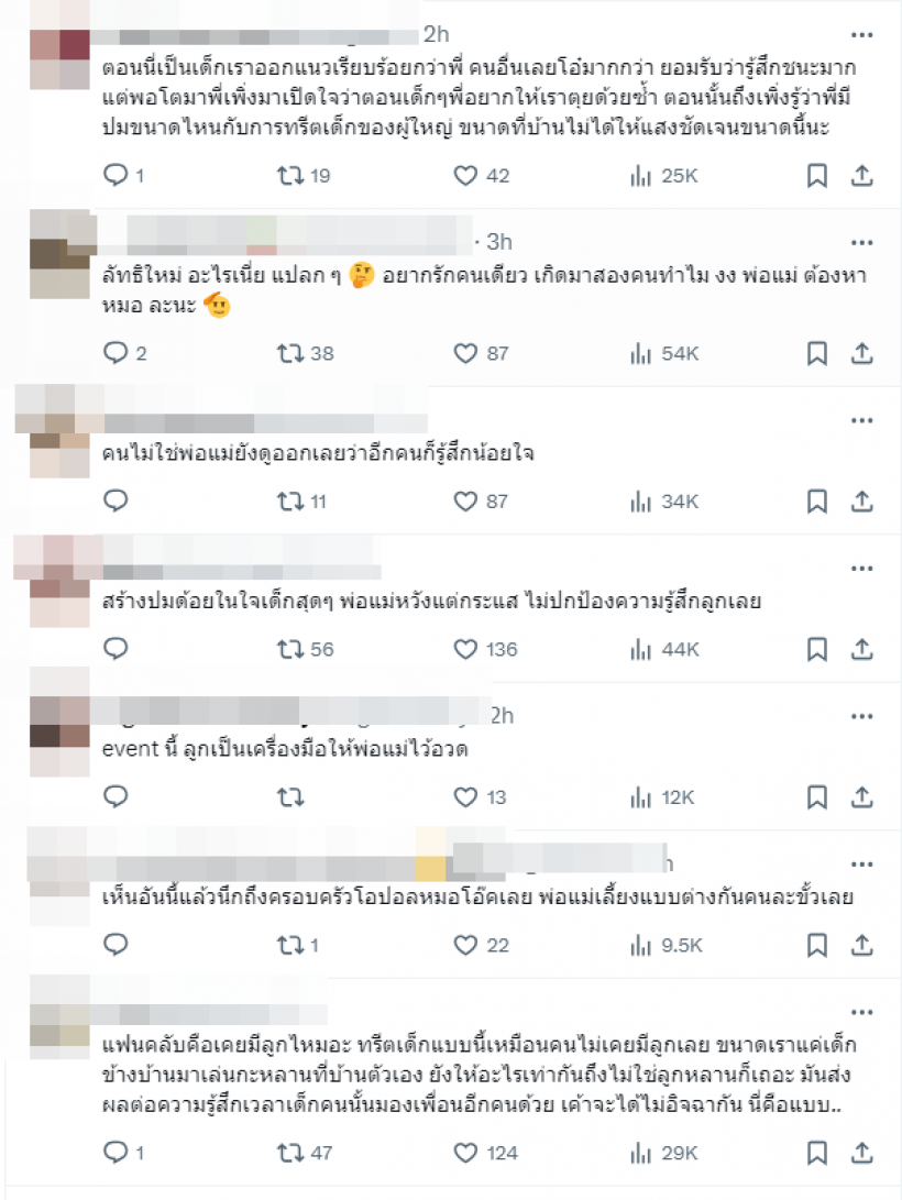 ดราม่า บีม-ออย ปล่อยคนทรีตลูกไม่เท่ากัน หวั่นสร้างปมปัญหาให้เด็ก