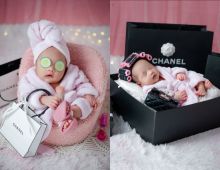 ซ้อจิ๋วมาแล้ว! น้องจาญ่า ถ่ายแบบแรกเกิด ออร่าคุณนายจับมาก