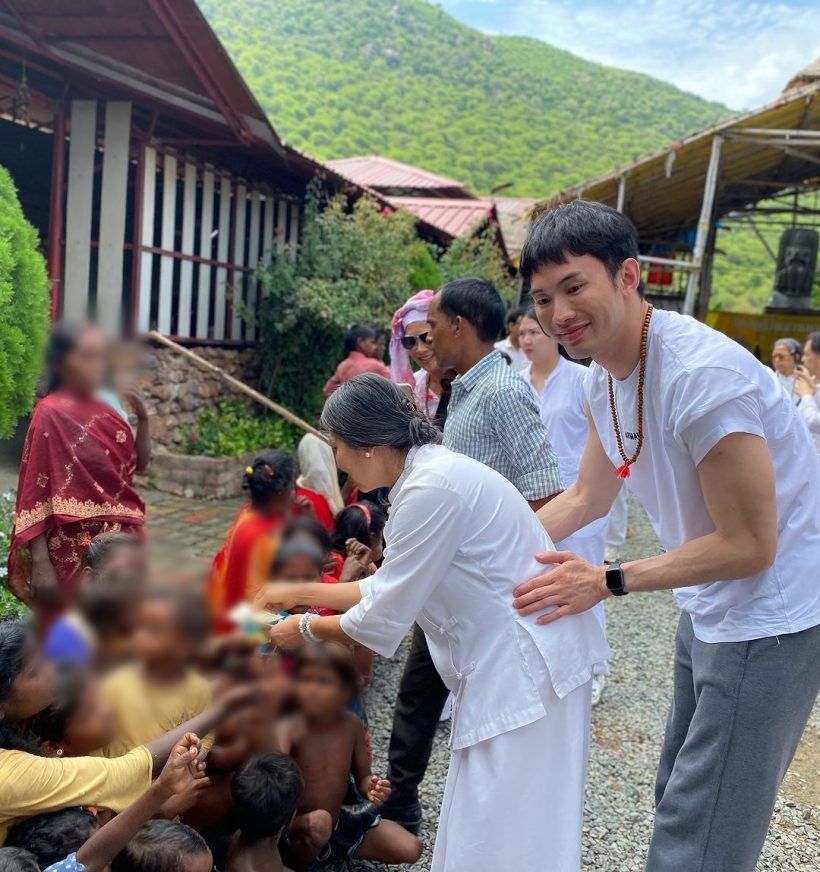 รวยทั้งเงินและน้ำใจ ดาราดัง ไปทำบุญถึงอินเดีย