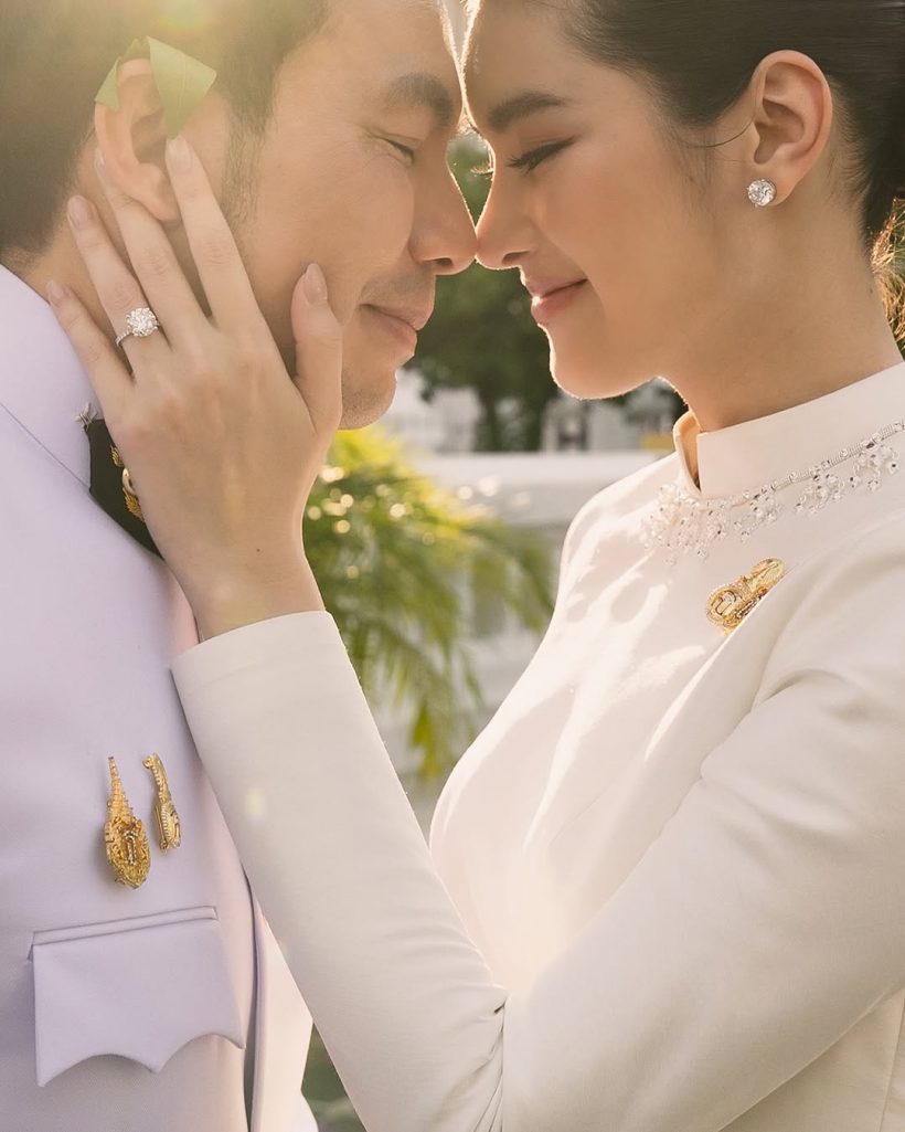 ข่าวดี คู่รักดัง เข้ารับน้ำสังข์พระราชทาน นับถอยหลังวันวิวาห์