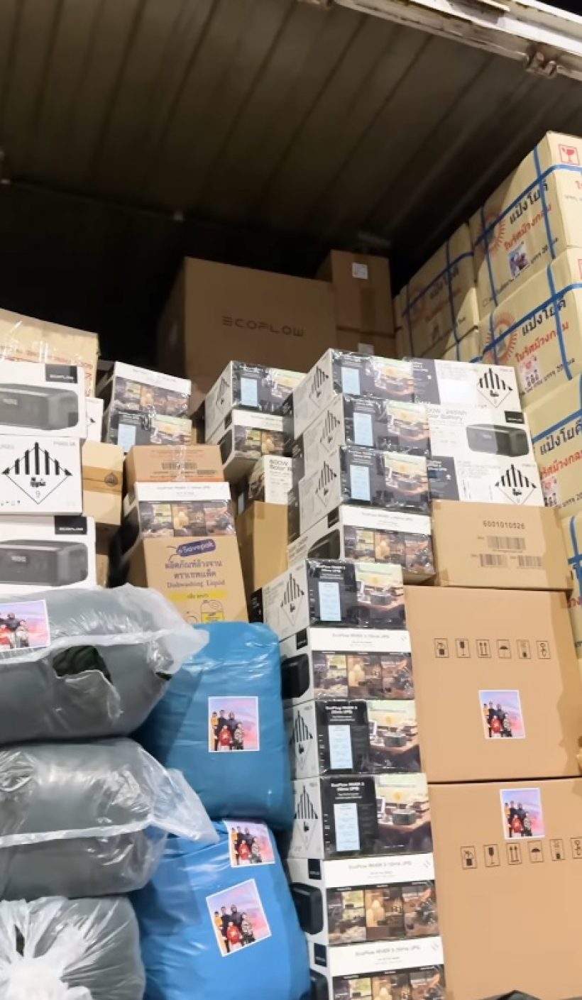 เปิดรถบรรทุก ชมพู่-น็อต ส่งของช่วยชายแดนไทย-กัมพูชาอีกครั้ง