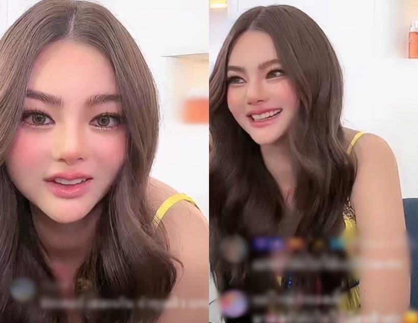 ซูมภาพ ดิว อริสรา ในไลฟ์สดล่าสุด ที่ชาวเน็ตแห่แซะแรงมาก