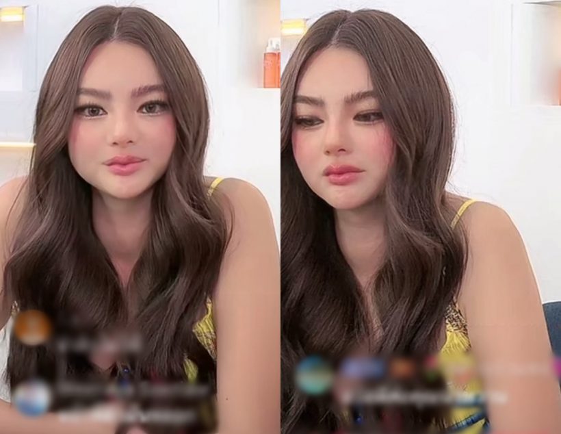 ซูมภาพ ดิว อริสรา ในไลฟ์สดล่าสุด ที่ชาวเน็ตแห่แซะแรงมาก
