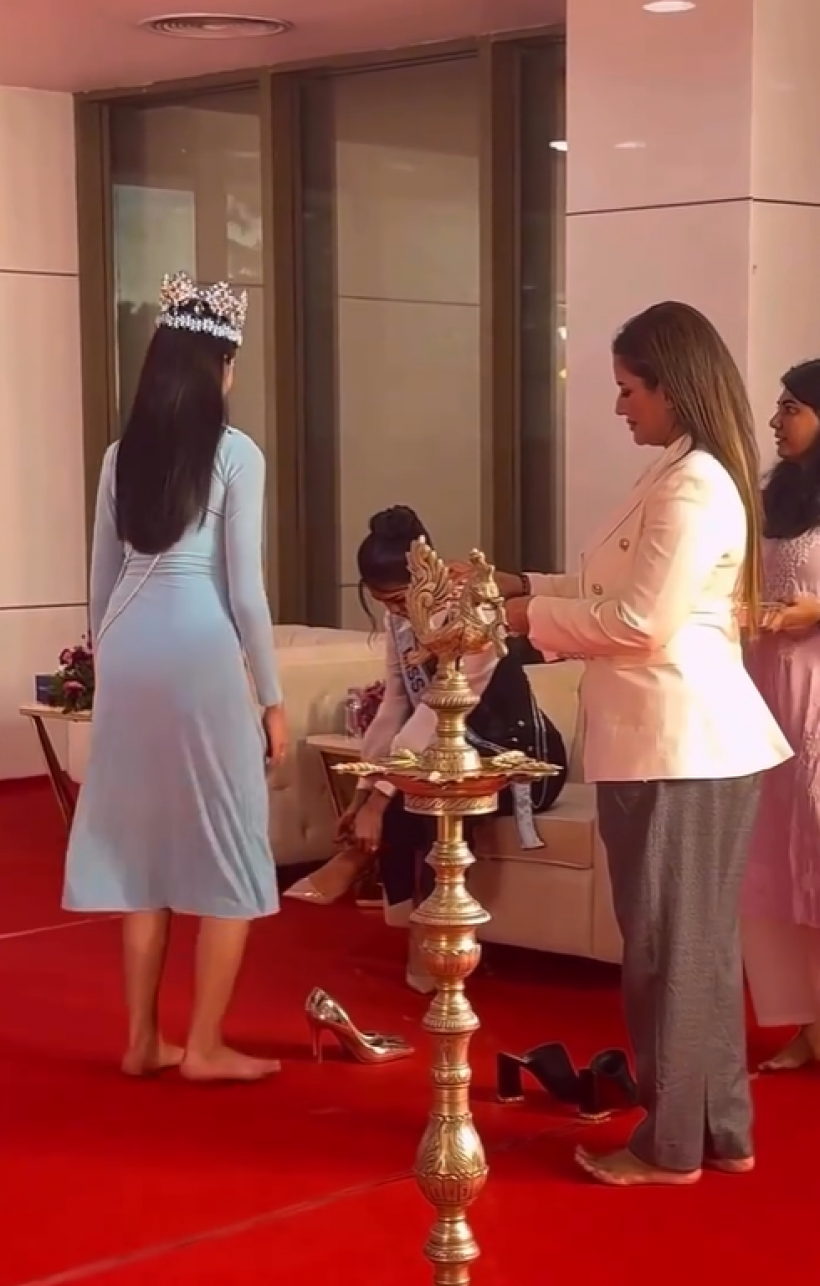 ควีนตัวจริง โอปอล Miss World โชว์น้ำใจช่วยเพื่อนนางงาม