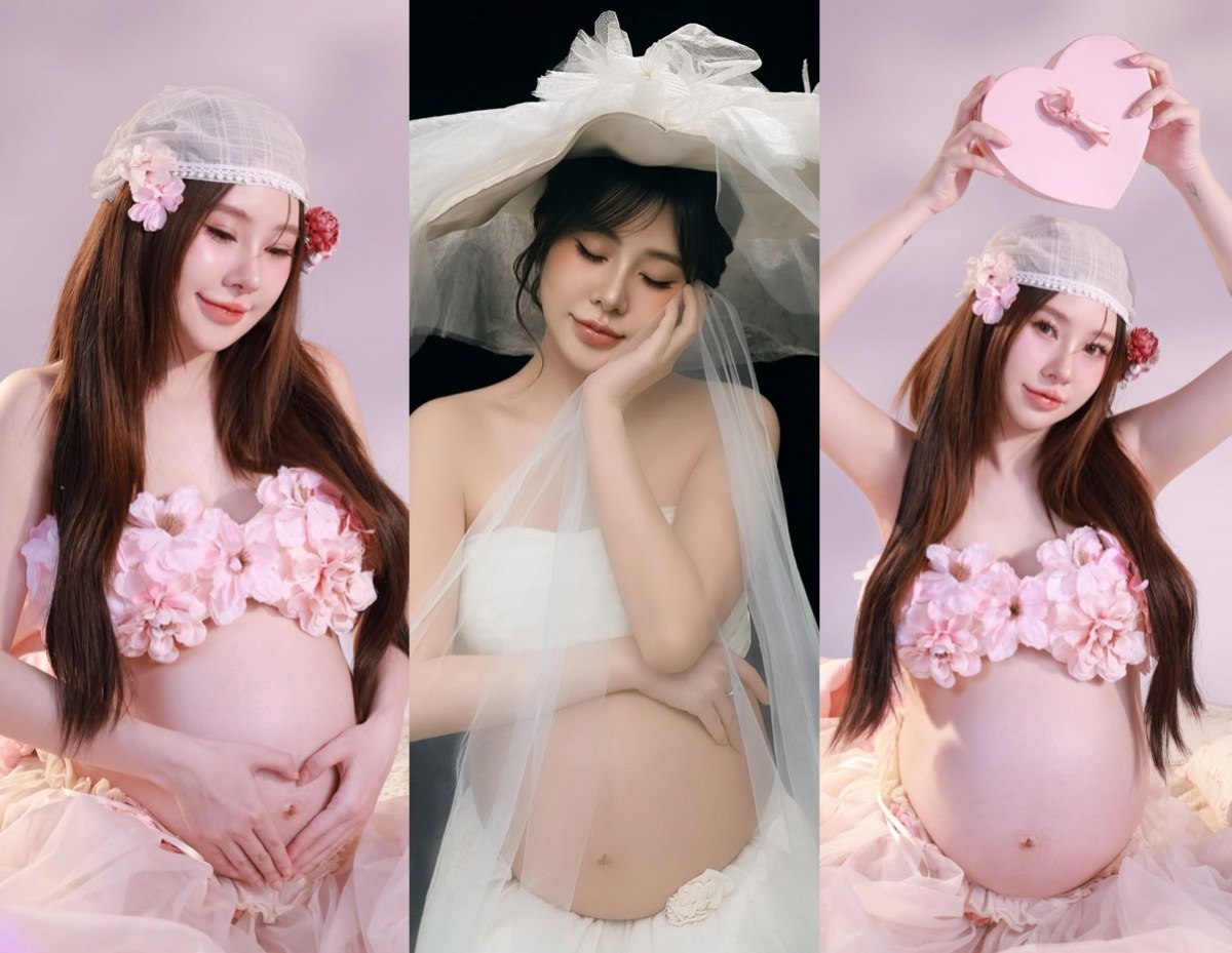 บีเบล อุ้มท้องใหญ่ถ่ายแบบ แฟนๆอวยยศ เป็นแม่ที่สวยที่สุด